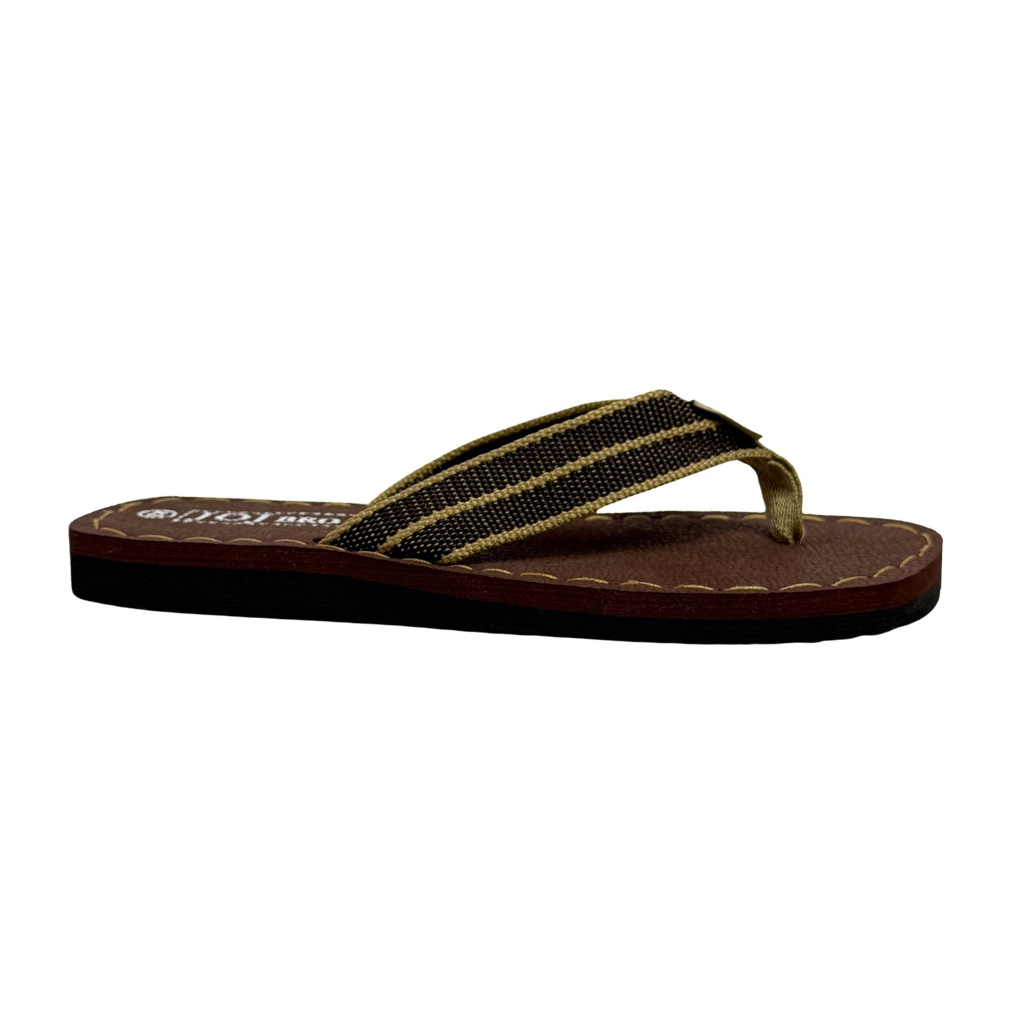 j201 Makly Striped Thong Sandal Flip Flop