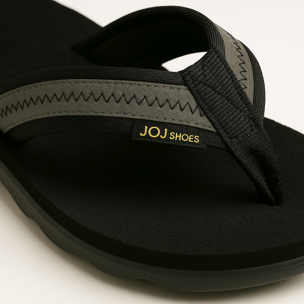 J202 Men’s Arch Support Flip Flops – Comfortable Sandals with Soft Cushion Footbed | Lightweight, Non-Slip, Shock-Absorbing EVA Flip Flops for Beach, Shower & Everyday Wear