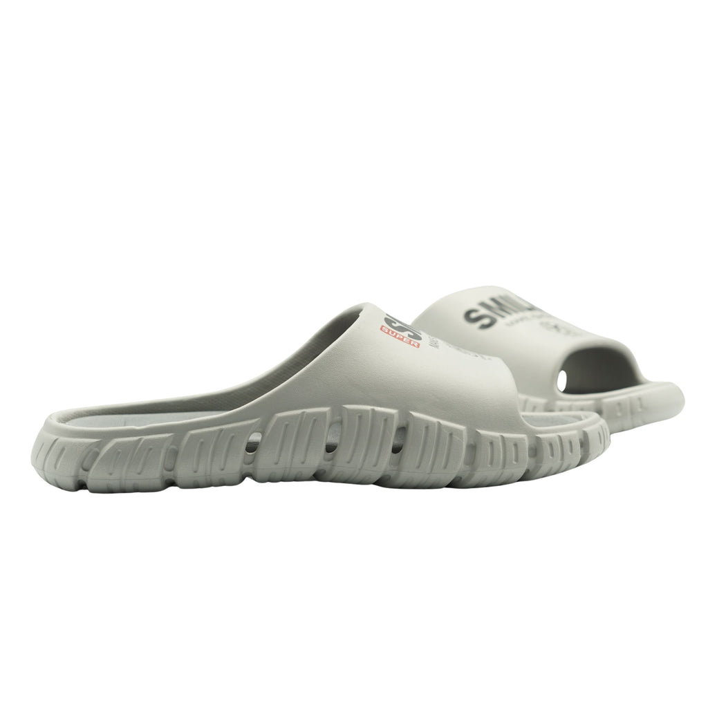 1298 Men’s Slipper with Arch Support Plantar Fasciitis Relief Sandals—Breathable Outdoor Walking Slides with Cushioned Insole | Anti-Slip Sole