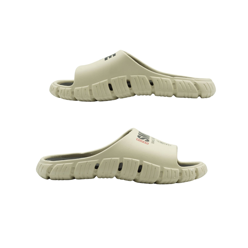 1298 Men’s Slipper with Arch Support Plantar Fasciitis Relief Sandals—Breathable Outdoor Walking Slides with Cushioned Insole | Anti-Slip Sole