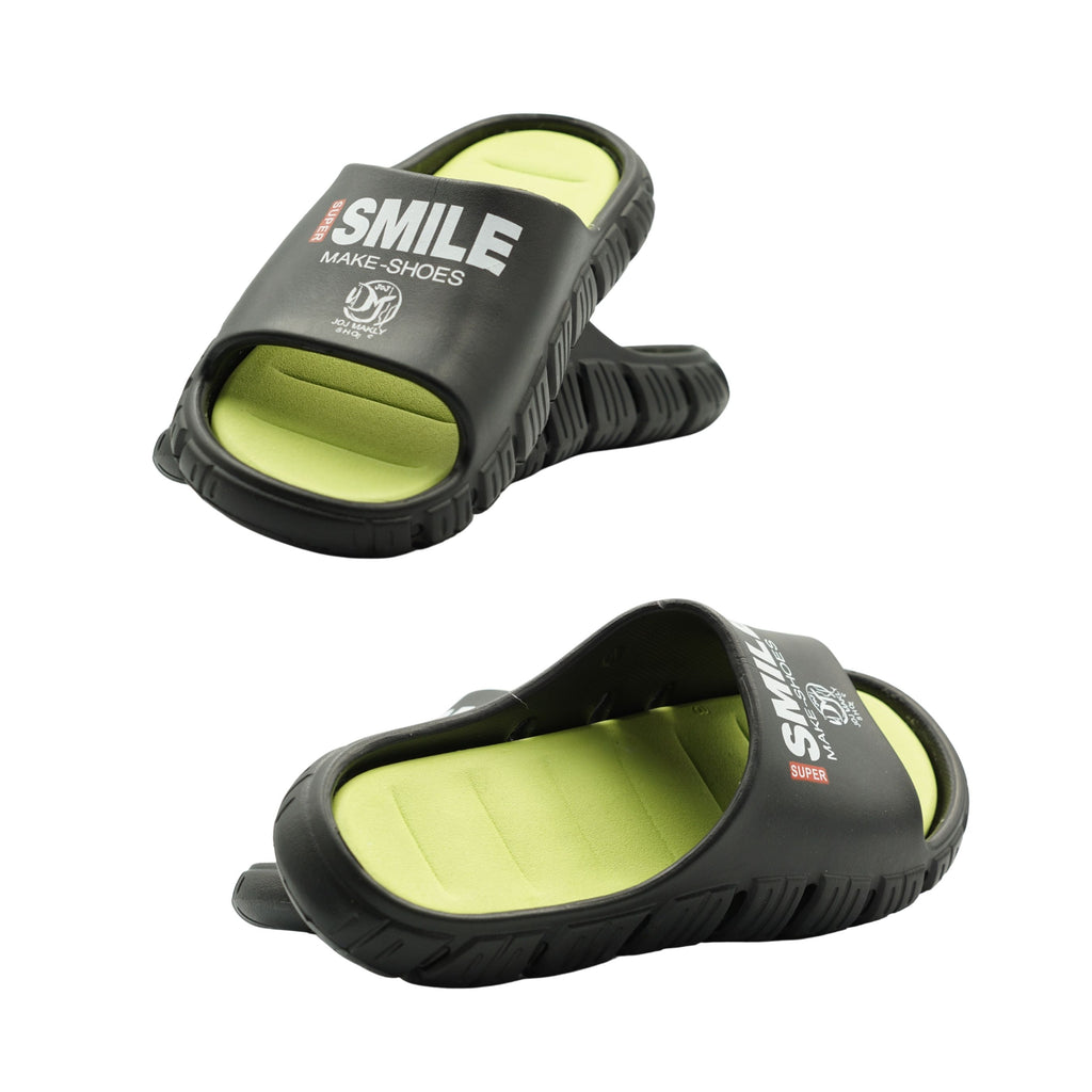 1298 Men’s Slipper with Arch Support Plantar Fasciitis Relief Sandals—Breathable Outdoor Walking Slides with Cushioned Insole | Anti-Slip Sole