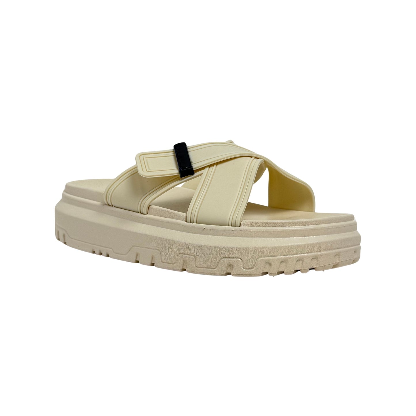 858-1 Men’s Footbed Sandals – Adjustable Double Strap Cork-Style Slides | Soft Arch Support Insole | Slip-Resistant Sole | Casual Walking Sandals for Summer, Travel & Daily Comfort