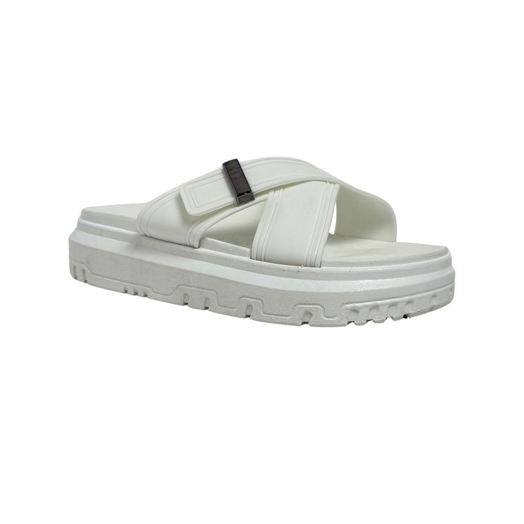 858-1 Men’s Footbed Sandals – Adjustable Double Strap Cork-Style Slides | Soft Arch Support Insole | Slip-Resistant Sole | Casual Walking Sandals for Summer, Travel & Daily Comfort