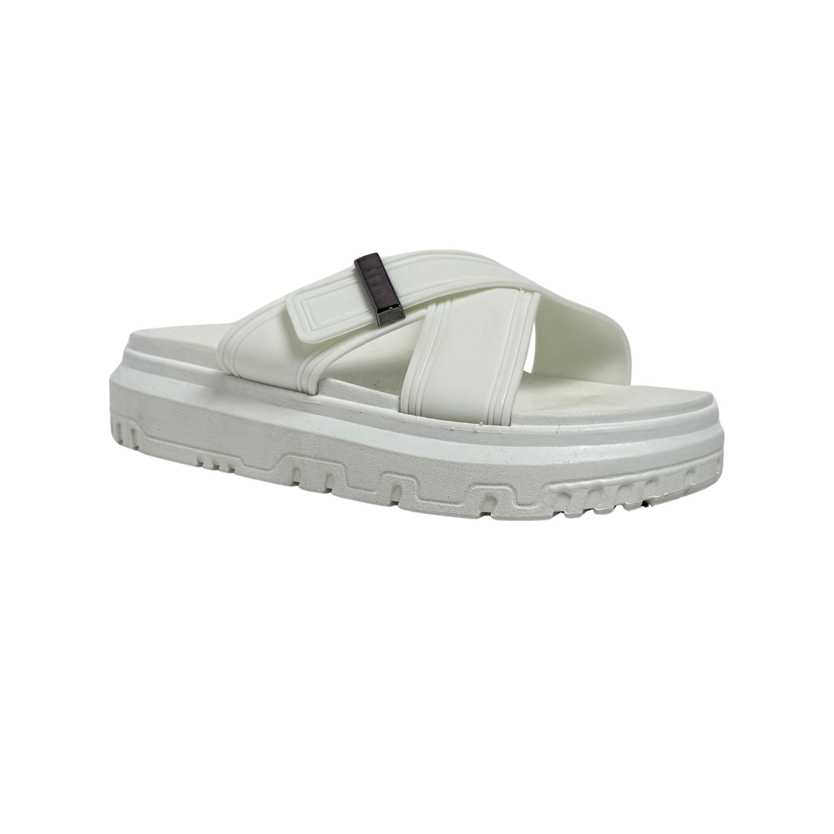 858-1 Men’s Footbed Sandals – Adjustable Double Strap Cork-Style Slides | Soft Arch Support Insole | Slip-Resistant Sole | Casual Walking Sandals for Summer, Travel & Daily Comfort