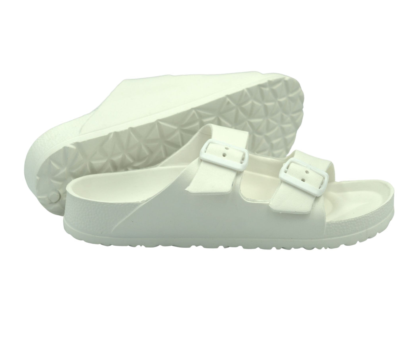 WOMEN'S Sandals, Arch Support Slides with Adjustable Buckle Straps