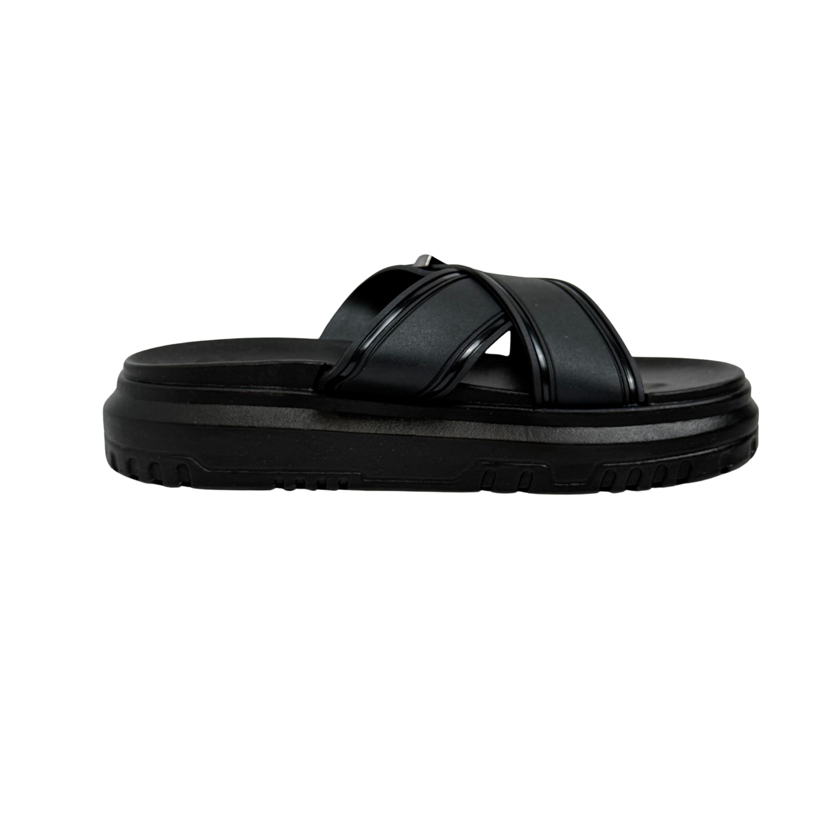 858-1 Men’s Footbed Sandals – Adjustable Double Strap Cork-Style Slides | Soft Arch Support Insole | Slip-Resistant Sole | Casual Walking Sandals for Summer, Travel & Daily Comfort