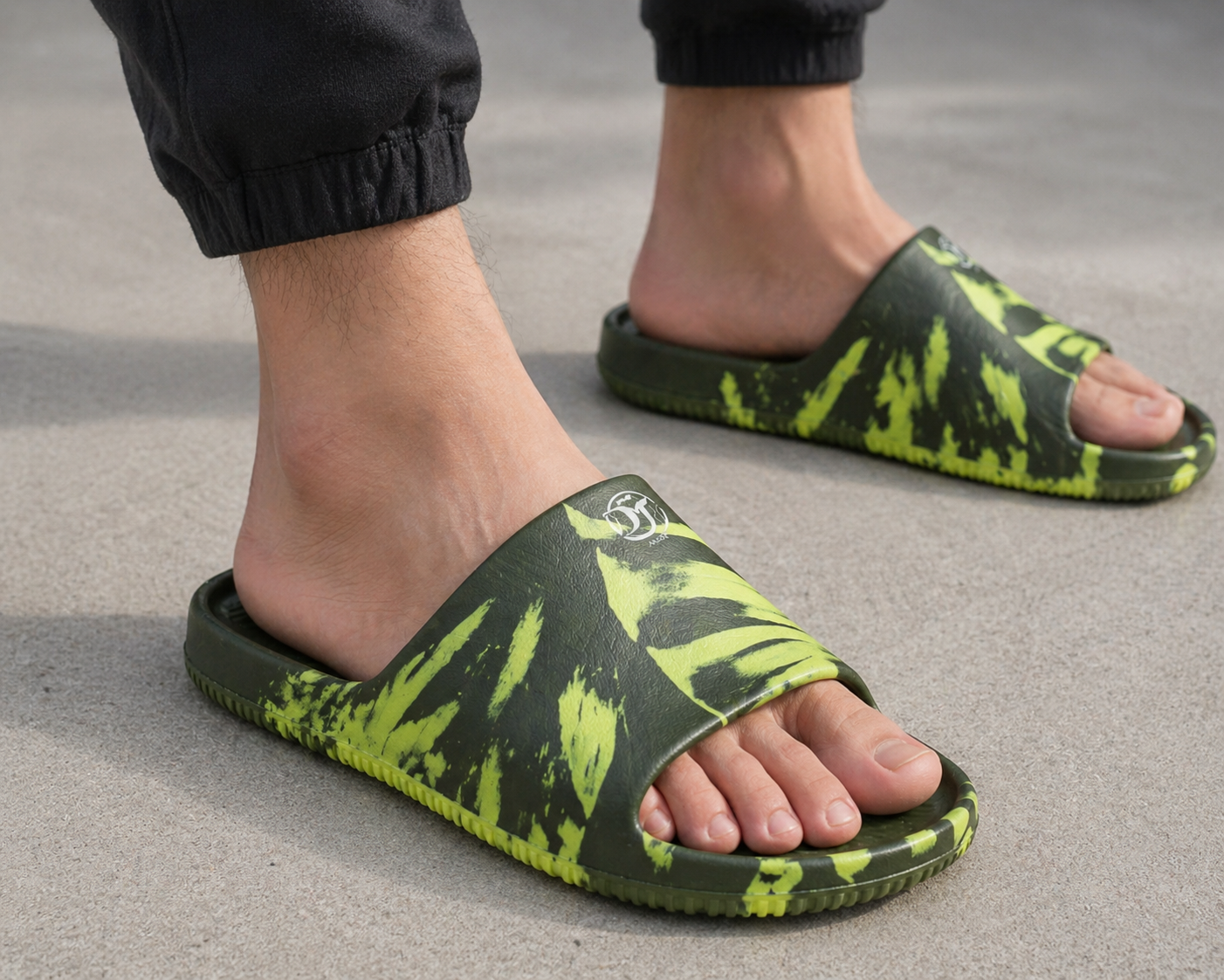OPEN SIZING Soft Cushion Slip-On Sandals with Thick Sole | Lightweight, Waterproof