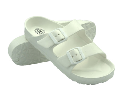 WOMEN'S Sandals, Arch Support Slides with Adjustable Buckle Straps