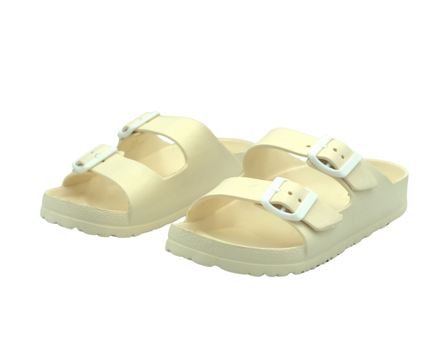 WOMEN'S Sandals, Arch Support Slides with Adjustable Buckle Straps