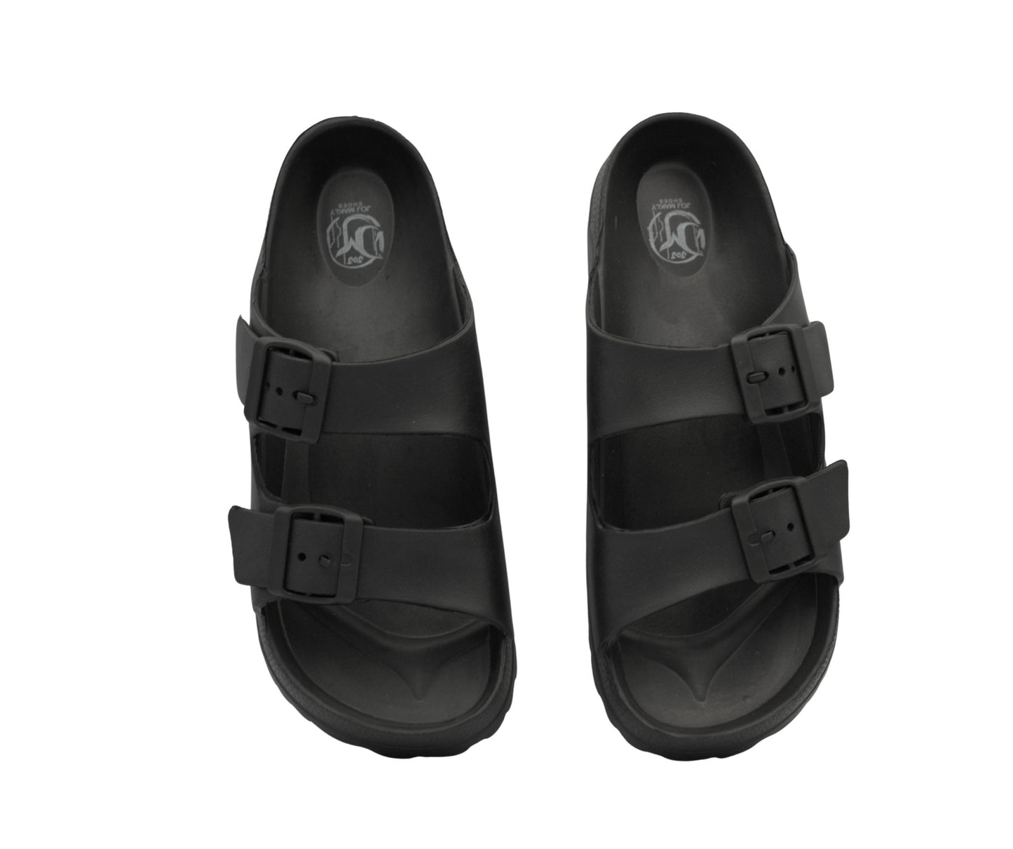 WOMEN'S Sandals, Arch Support Slides with Adjustable Buckle Straps