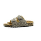 TX3300 women's  Footbed Sandals – Comfortable Slip-On Slides with Arch Support | Soft Cushioned Sole, Non-Slip Outsole, Lightweight Open-Toe Slippers for Indoor & Outdoor Use