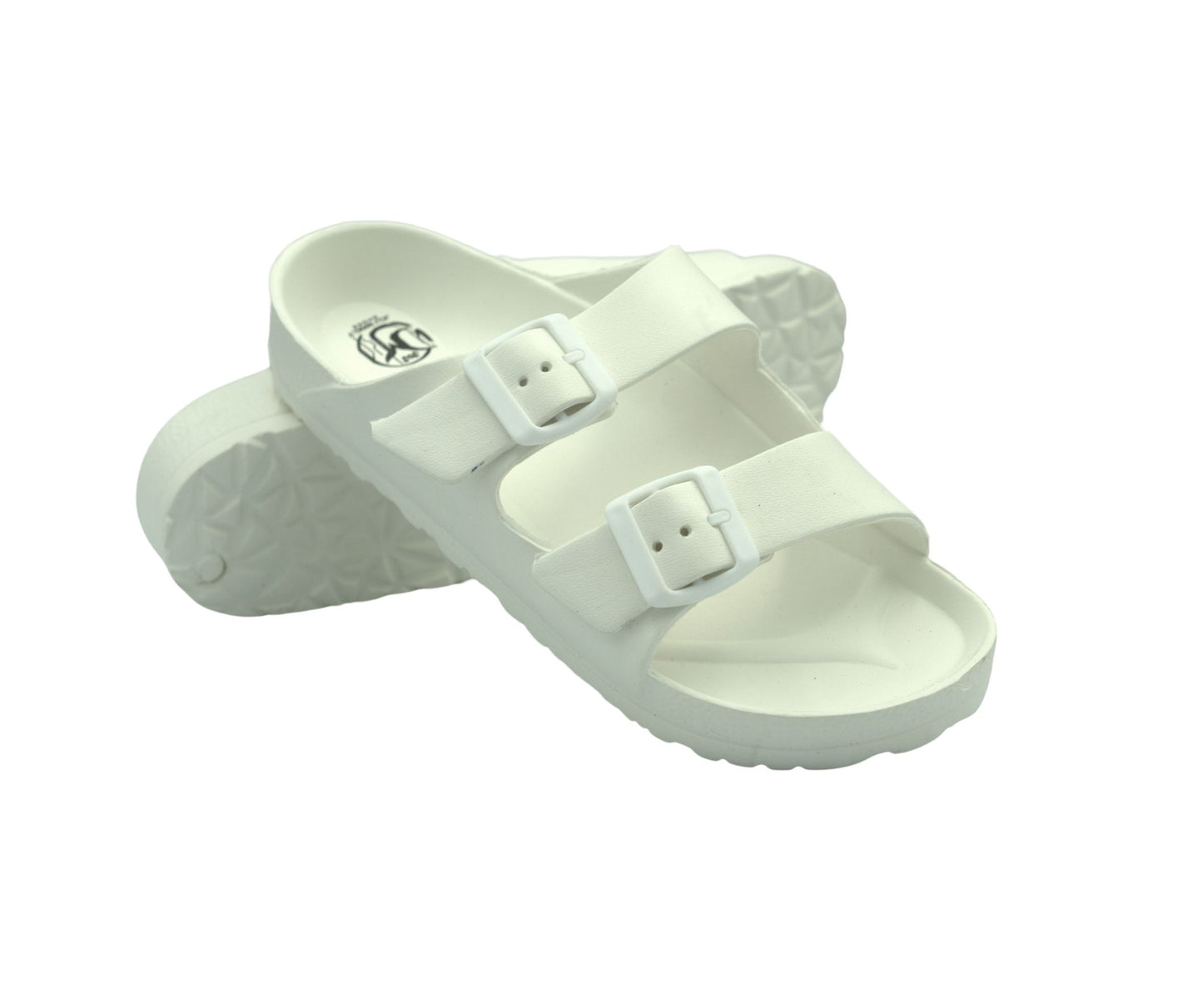 WOMEN'S Sandals, Arch Support Slides with Adjustable Buckle Straps