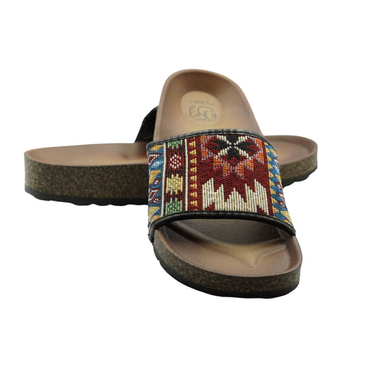 TX8829 Women’s Sandals – Comfortable Lightweight Slip-On Slides with Soft Footbed | Open Toe, Arch Support, Non-Slip Sole for Casual, Indoor, Outdoor, and Summer Wear