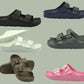 WOMEN'S Sandals, Arch Support Slides with Adjustable Buckle Straps