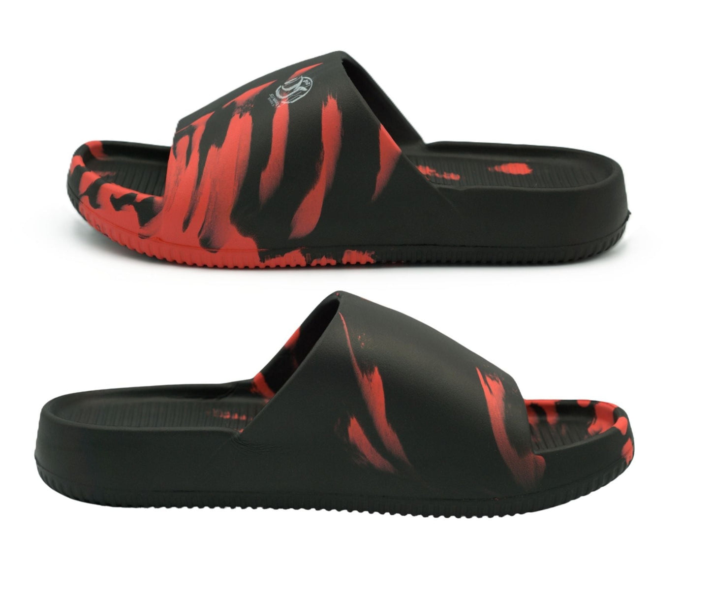 TX104 Calm Slide Slides for Men – Soft Cushion Slip-On Sandals with Thick Sole | Lightweight, Waterproof, Anti-Slip Comfort Slides for Indoor, Shower, Beach & Everyday Use