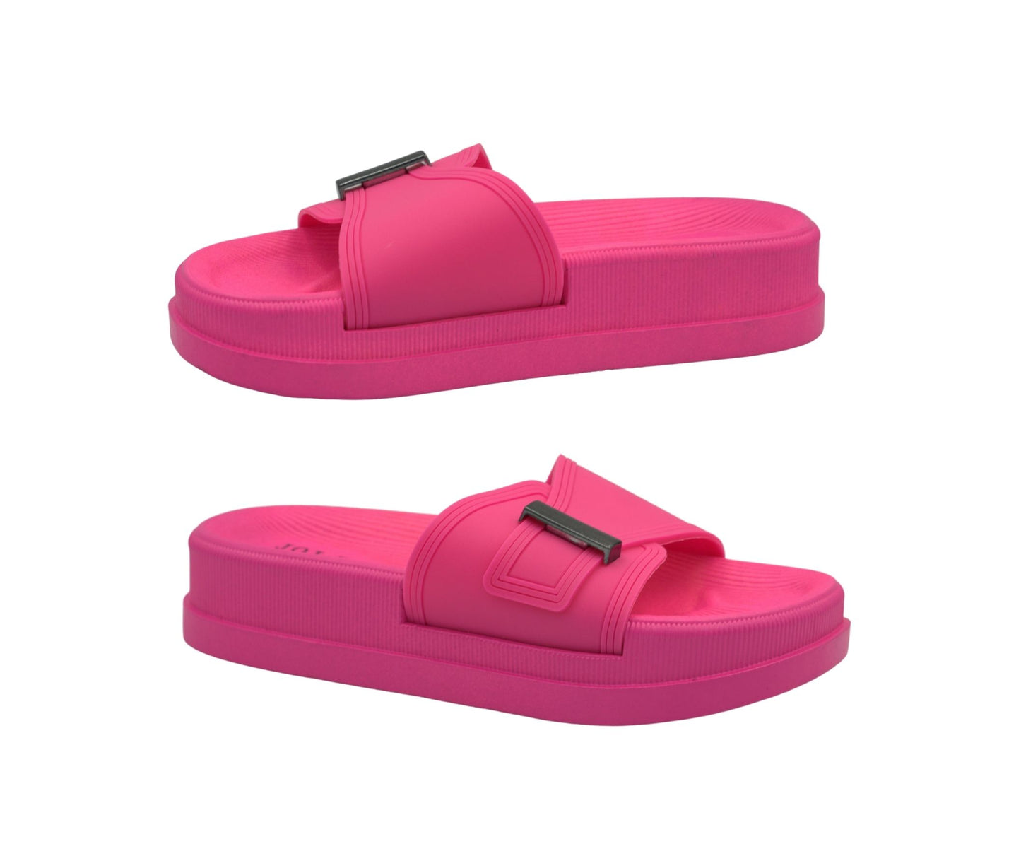 9022-3 Women’s Slide Sandals – Soft Cushioned, Lightweight Slip-On Slides | Non-Slip, Waterproof House Slippers for Shower, Beach, Indoor & Casual Outdoor Wear