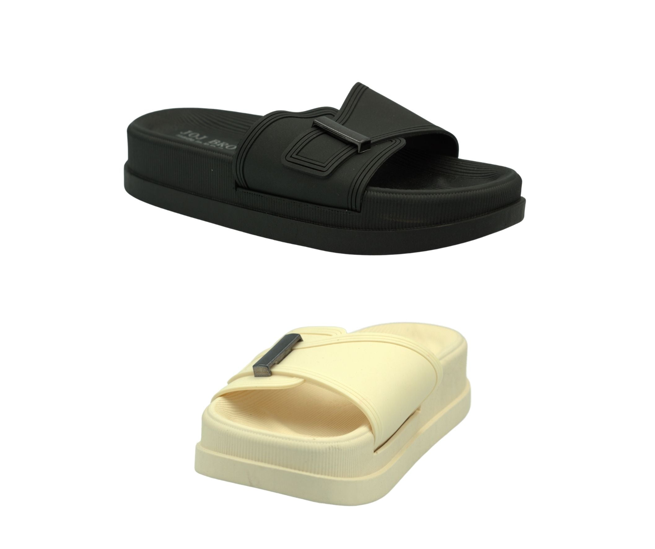 9022-3 Women’s Slide Sandals – Soft Cushioned, Lightweight Slip-On Slides | Non-Slip