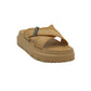 858-1 Men’s Footbed Sandals – Adjustable Double Strap Cork-Style Slides | Soft Arch Support Insole | Slip-Resistant Sole | Casual Walking Sandals for Summer, Travel & Daily Comfort