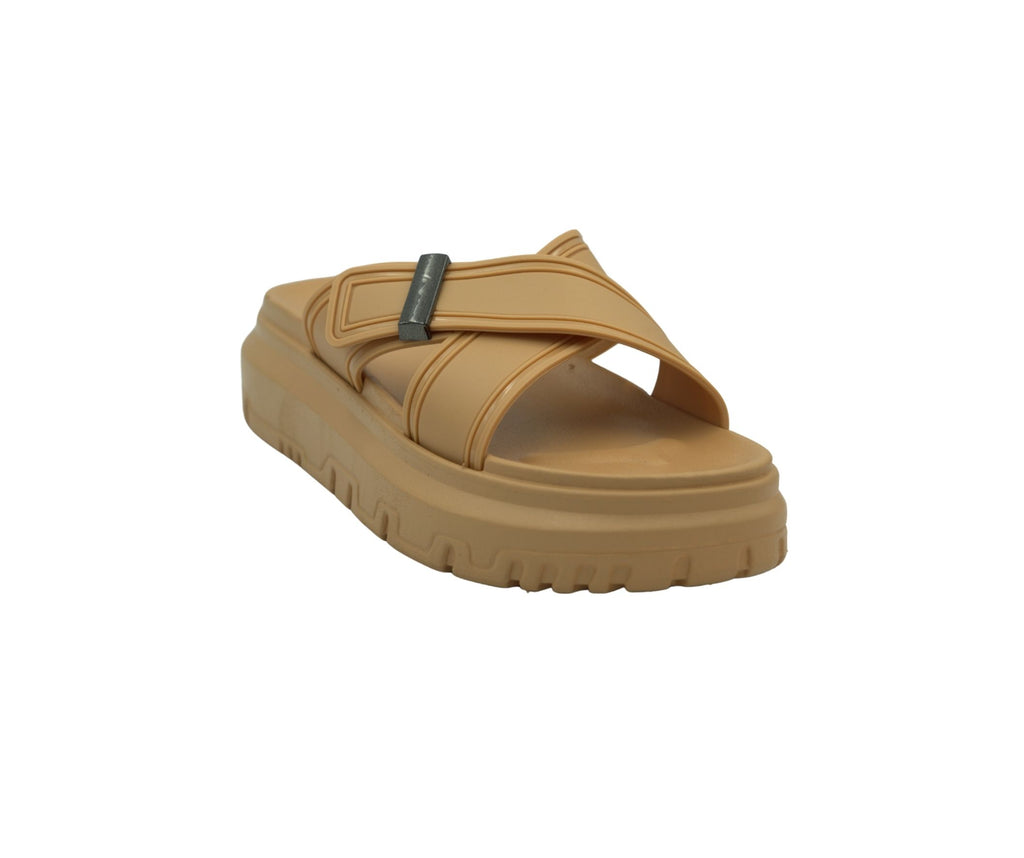 858-1 Men’s Footbed Sandals – Adjustable Double Strap Cork-Style Slides | Soft Arch Support Insole | Slip-Resistant Sole | Casual Walking Sandals for Summer, Travel & Daily Comfort