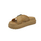 858-1 Men’s Footbed Sandals – Adjustable Double Strap Cork-Style Slides | Soft Arch Support Insole | Slip-Resistant Sole | Casual Walking Sandals for Summer, Travel & Daily Comfort
