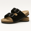 TX002 women’s  Footbed Sandals – Comfortable Slip-On Open Toe Slides