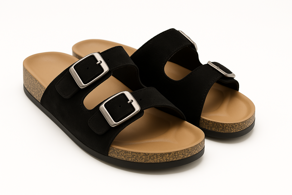 PACK OF 30 PAIRS WHOLESALE BULK 6-9 SIZE women’s  Footbed Sandals waterproof