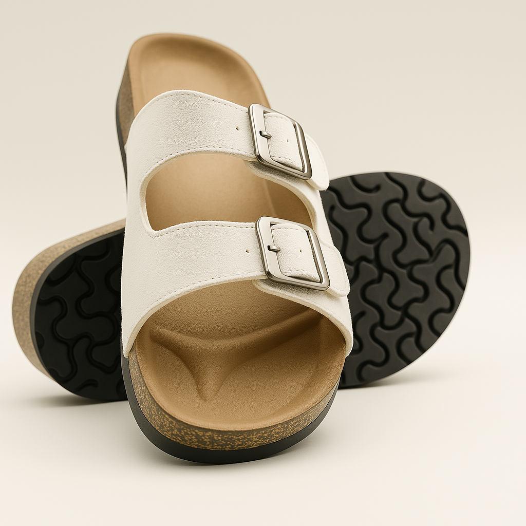 PACK OF 30 PAIRS WHOLESALE BULK 6-9 SIZE women’s  Footbed Sandals waterproof
