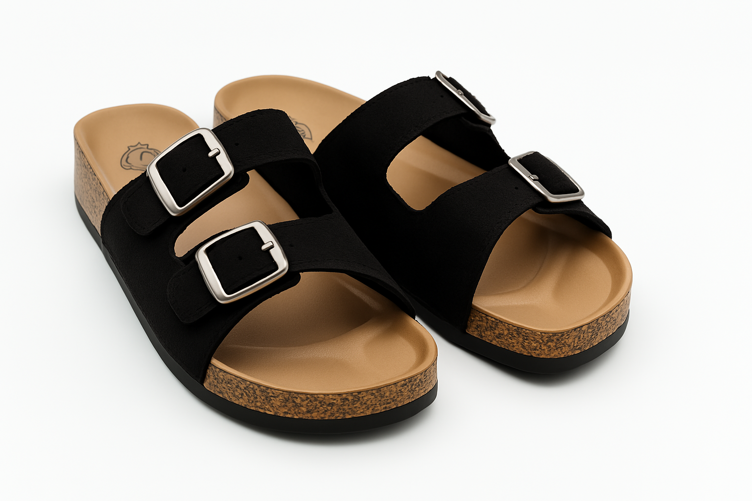TX002 women’s  Footbed Sandals – Comfortable Slip-On Open Toe Slides
