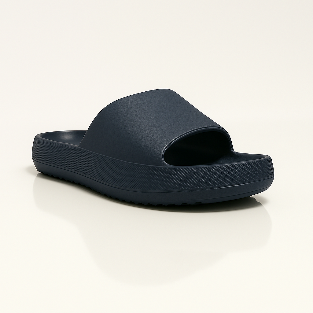 MAKLY Men’s Cushion Slide Sandals – Cloud