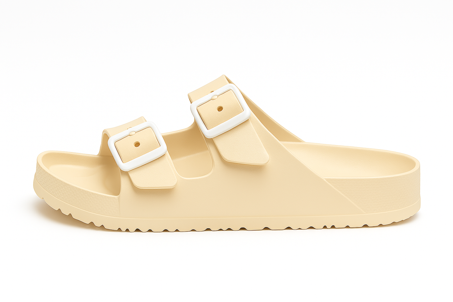 WOMEN'S Sandals, Arch Support Slides with Adjustable Buckle Straps