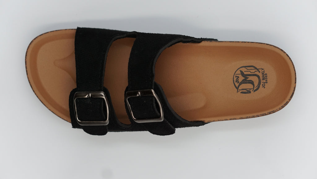 TX002 women’s  Footbed Sandals – Comfortable Slip-On Open Toe Slides