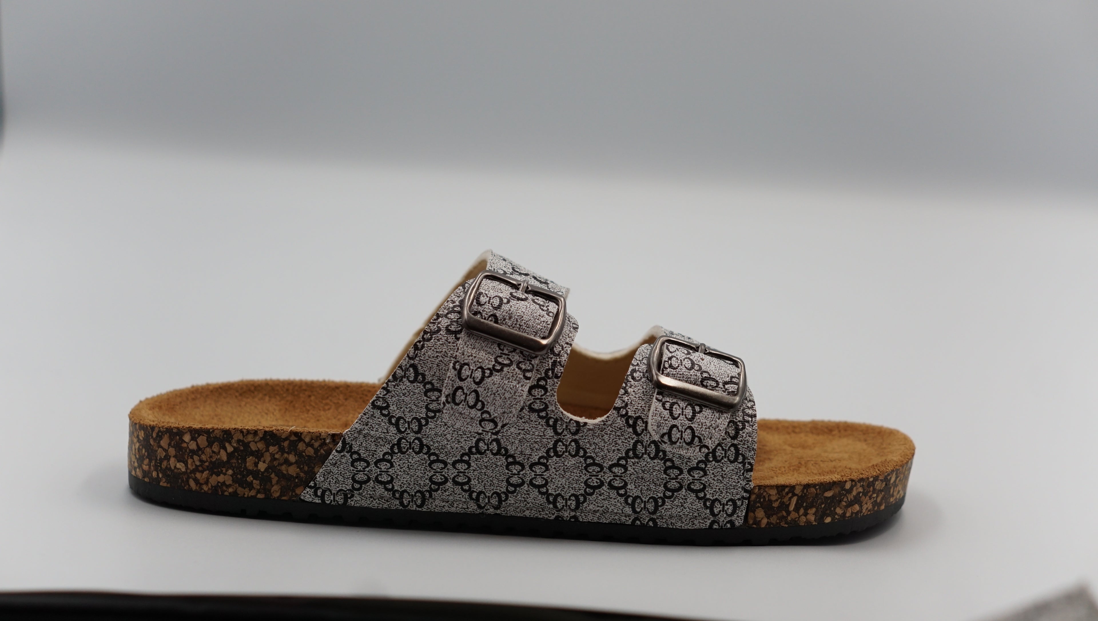 TX3300 women's  Footbed Sandals – Comfortable Slip-On Slides with Arch Support