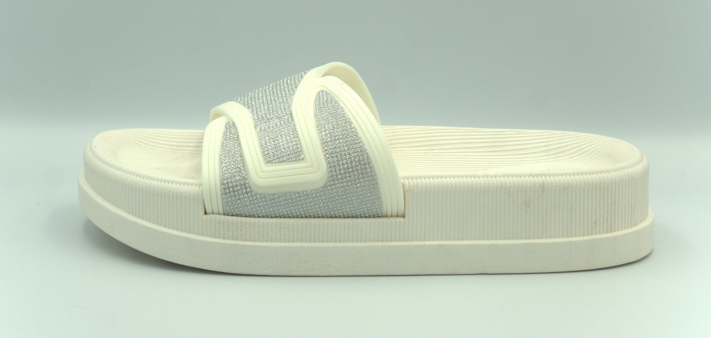 9022-1 Women’s Slide Sandals – Soft EVA Slip-On Slippers | Lightweight, Non-Slip, Waterproof Shower & House Slides for Bathroom, Beach, Gym, Travel & Everyday Comfort