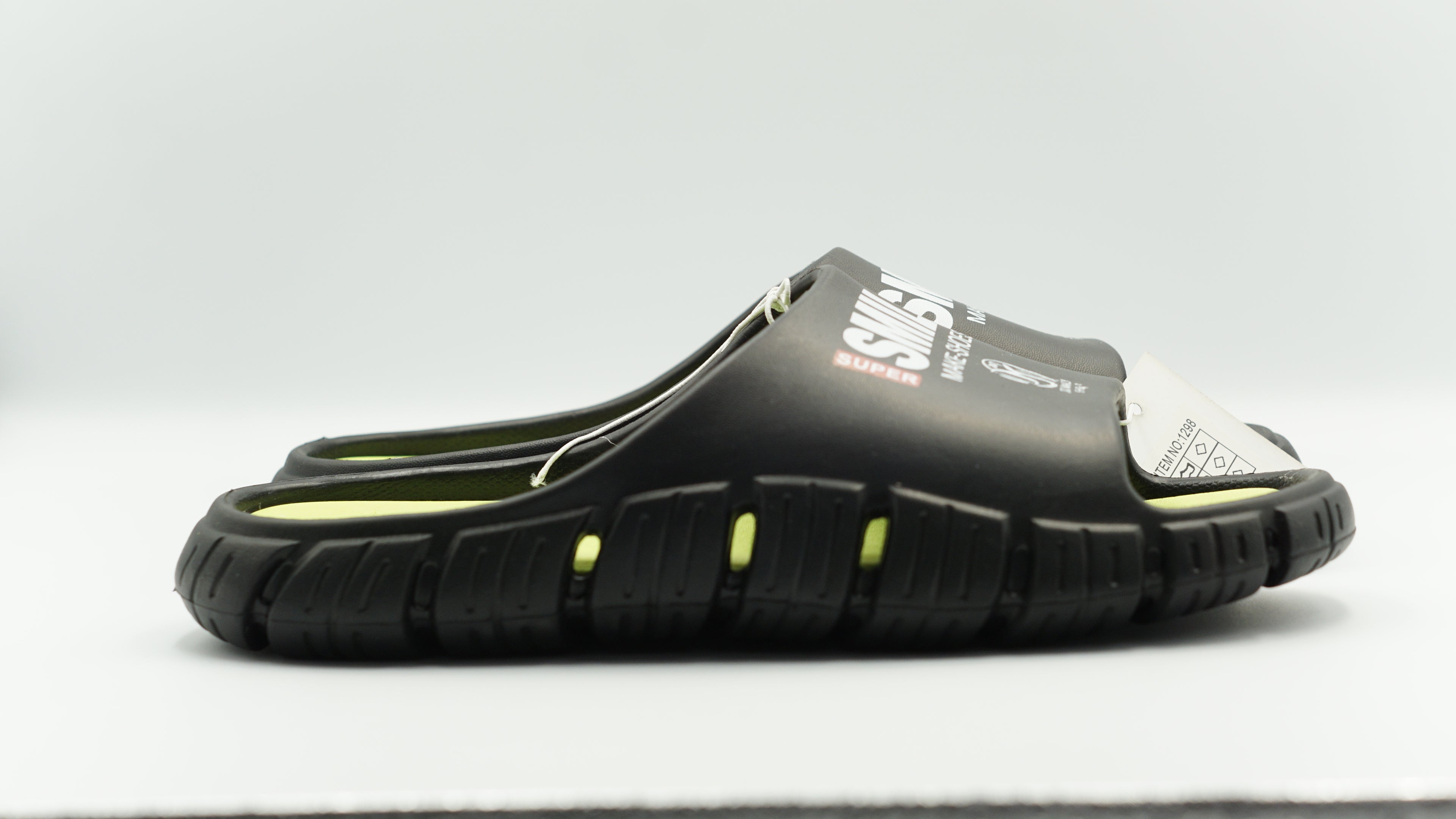 1298 Men’s Slipper with Arch Support Plantar Fasciitis Relief Sandals—Breathable Outdoor Walking Slides with Cushioned Insole | Anti-Slip Sole