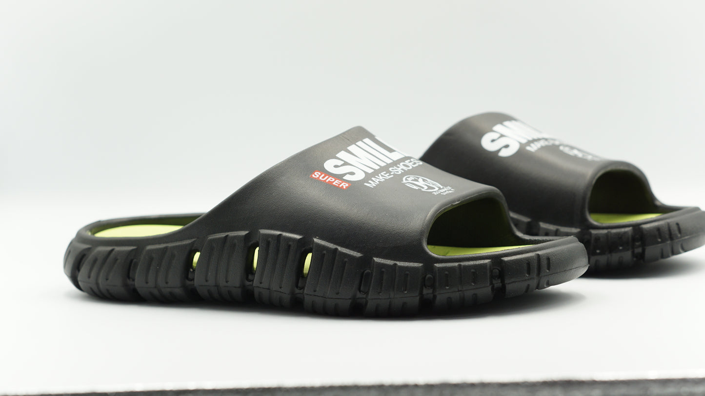 1298 Men’s Slipper with Arch Support Plantar Fasciitis Relief Sandals—Breathable Outdoor Walking Slides with Cushioned Insole | Anti-Slip Sole | Hook-and-Loop Strap | Casual Open-Toe Sandals for Summer & Daily Wear