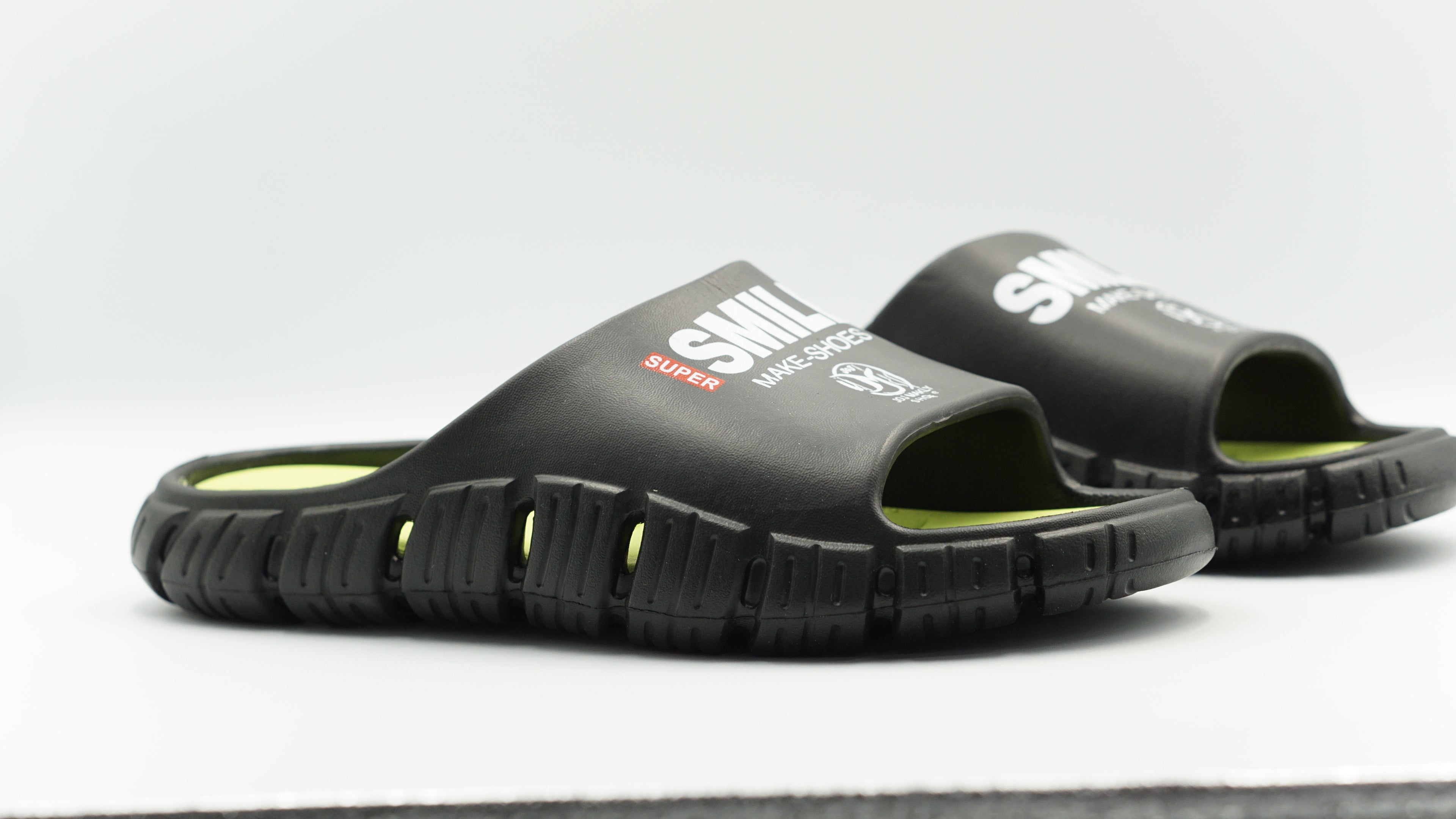 1298 Men’s Slipper with Arch Support Plantar Fasciitis Relief Sandals—Breathable Outdoor Walking Slides with Cushioned Insole | Anti-Slip Sole