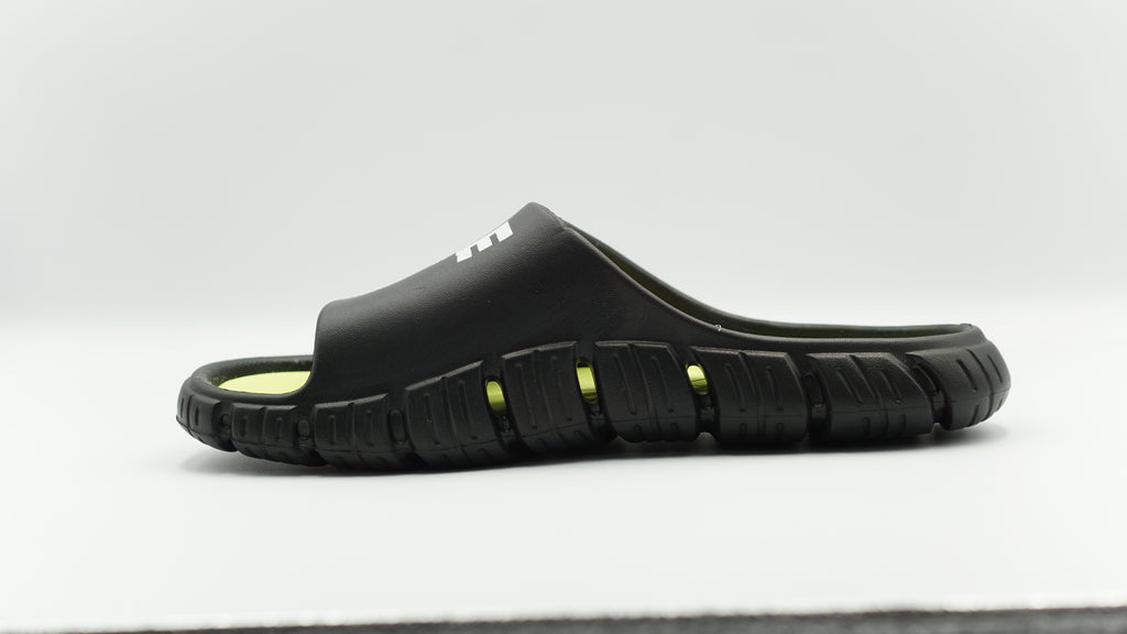 1298 Men’s Slipper with Arch Support Plantar Fasciitis Relief Sandals—Breathable Outdoor Walking Slides with Cushioned Insole | Anti-Slip Sole