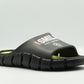 1298 Men’s Slipper with Arch Support Plantar Fasciitis Relief Sandals—Breathable Outdoor Walking Slides with Cushioned Insole | Anti-Slip Sole | Hook-and-Loop Strap | Casual Open-Toe Sandals for Summer & Daily Wear