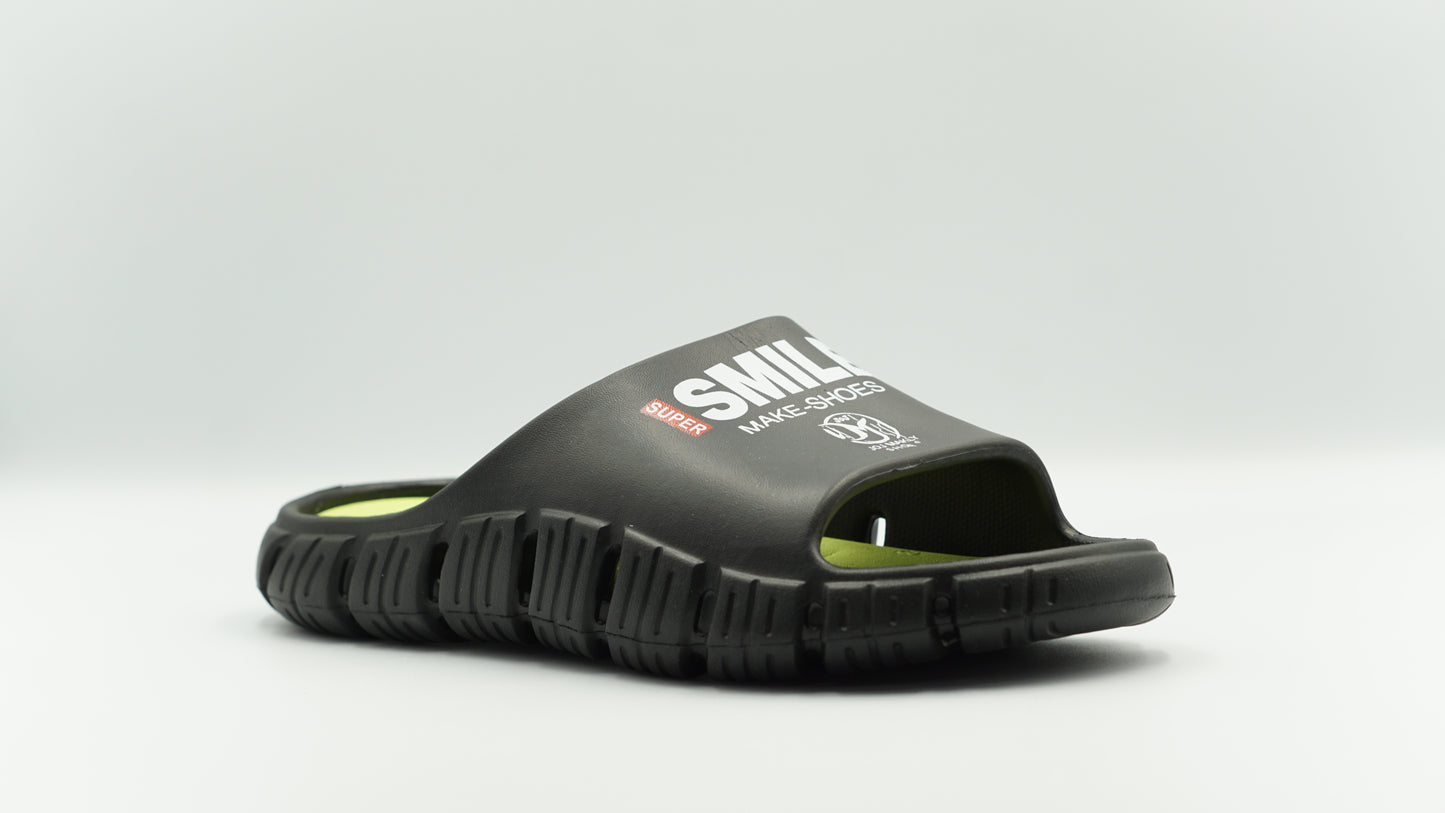 1298 Men’s Slipper with Arch Support Plantar Fasciitis Relief Sandals—Breathable Outdoor Walking Slides with Cushioned Insole | Anti-Slip Sole | Hook-and-Loop Strap | Casual Open-Toe Sandals for Summer & Daily Wear