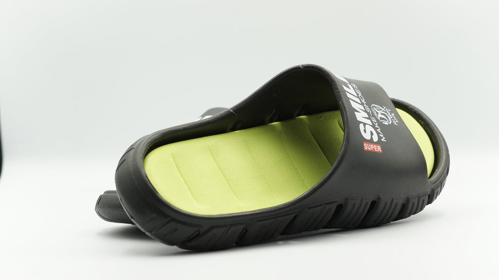 1298 Men’s Slipper with Arch Support Plantar Fasciitis Relief Sandals—Breathable Outdoor Walking Slides with Cushioned Insole | Anti-Slip Sole