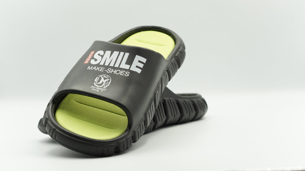 1298 Men’s Slipper with Arch Support Plantar Fasciitis Relief Sandals—Breathable Outdoor Walking Slides with Cushioned Insole | Anti-Slip Sole