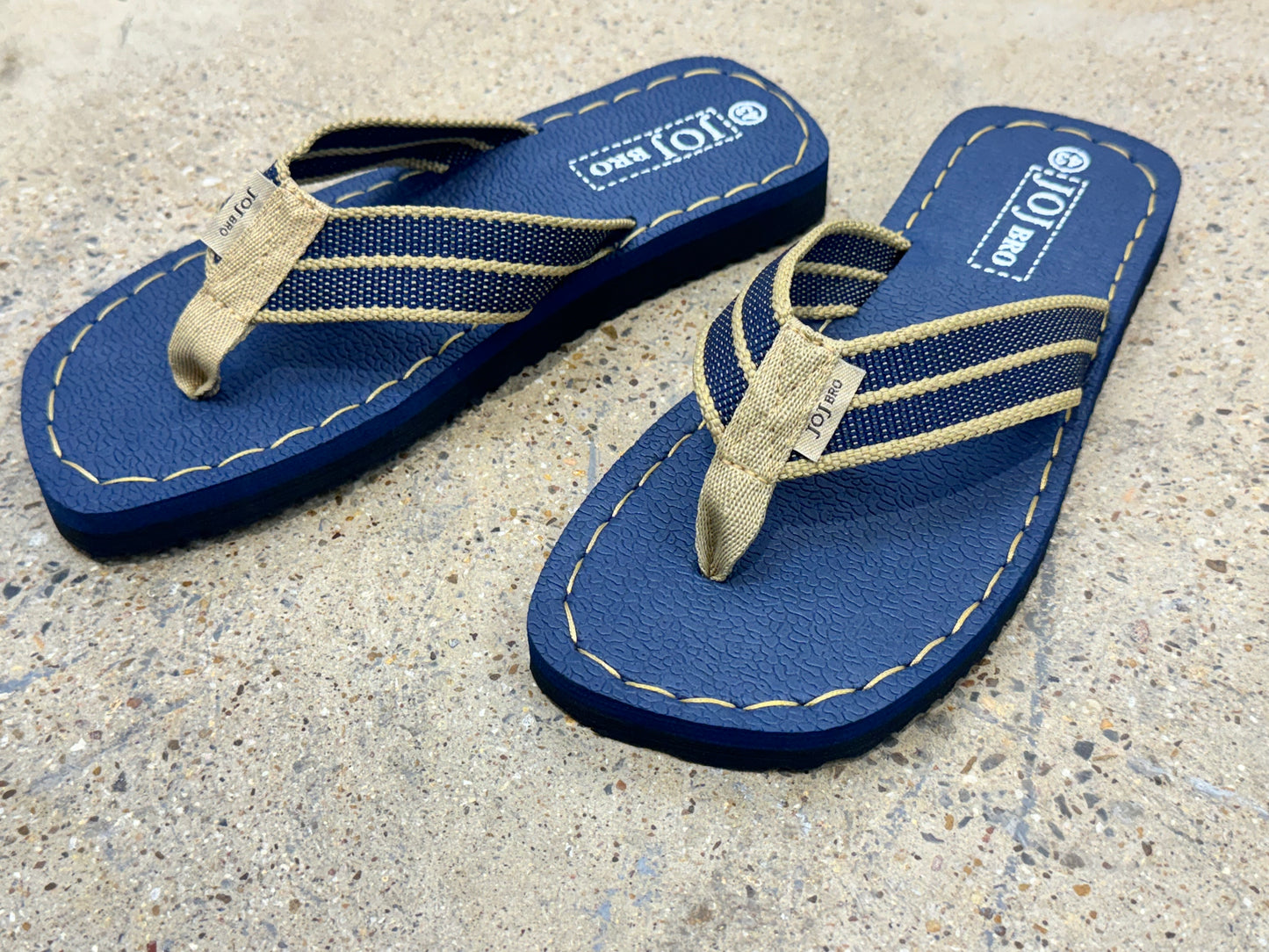 j201 Makly Striped Thong Sandal Flip Flop