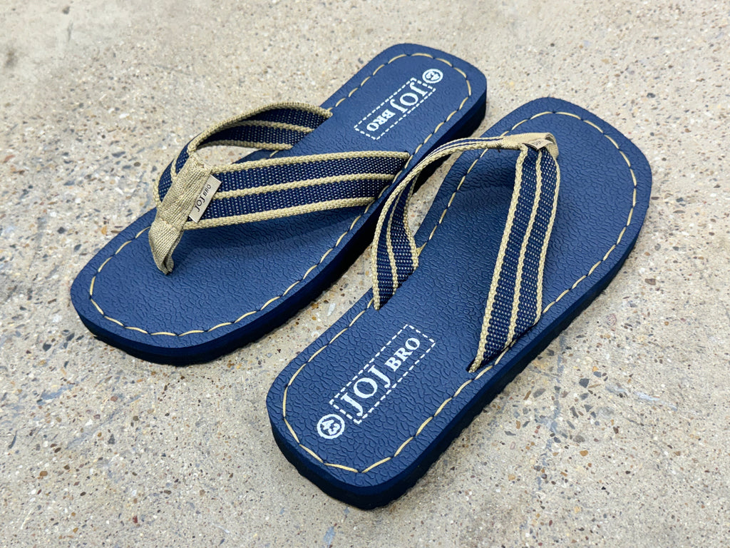 j201 Makly Striped Thong Sandal Flip Flop case of 30