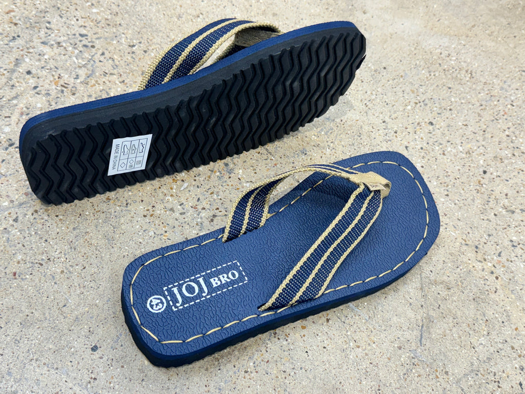 j201 Makly Striped Thong Sandal Flip Flop case of 30