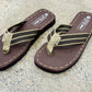 j201 Makly Striped Thong Sandal Flip Flop