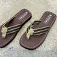 j201 Makly Striped Thong Sandal Flip Flop