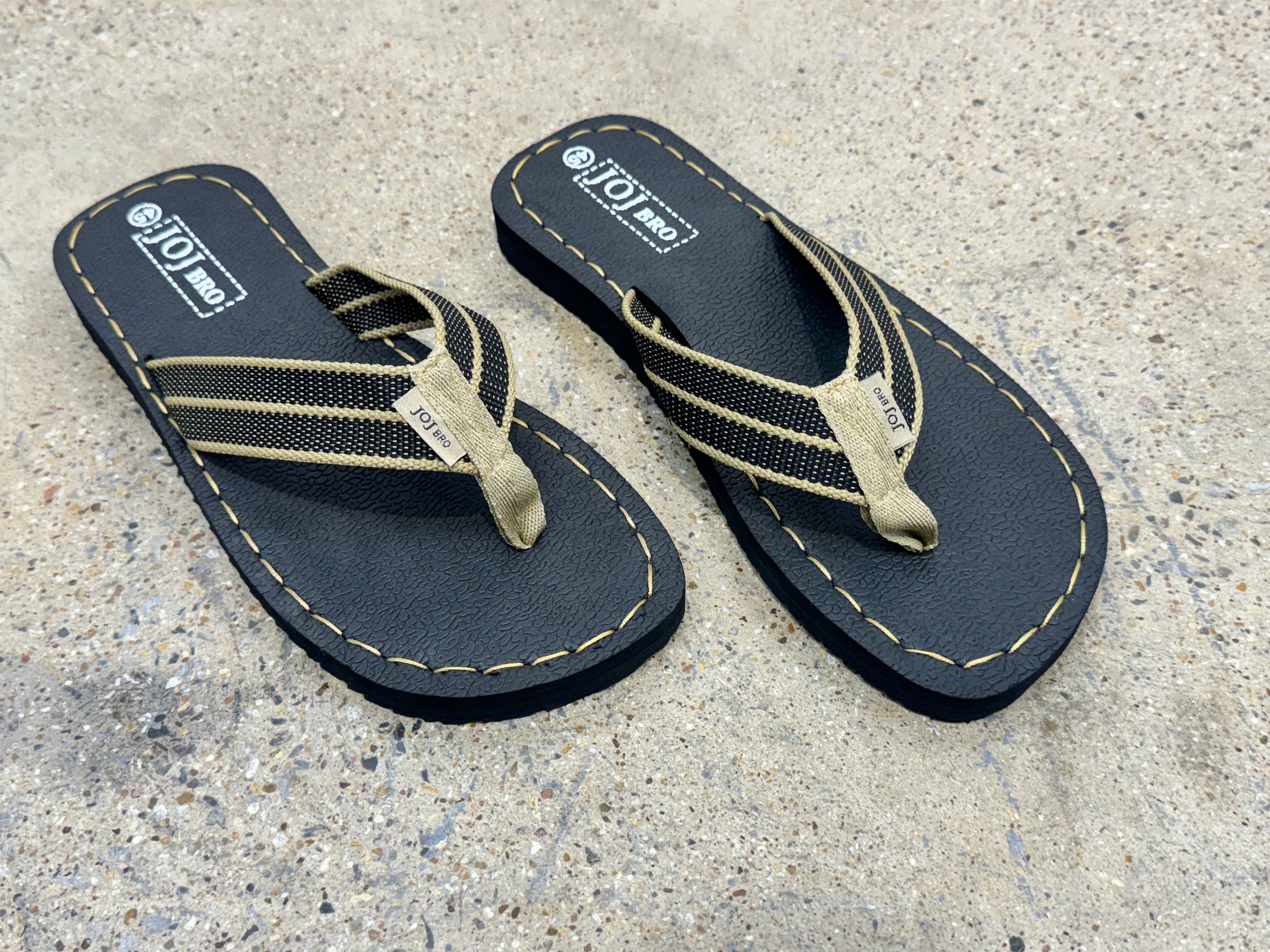 j201 Makly Striped Thong Sandal Flip Flop case of 30