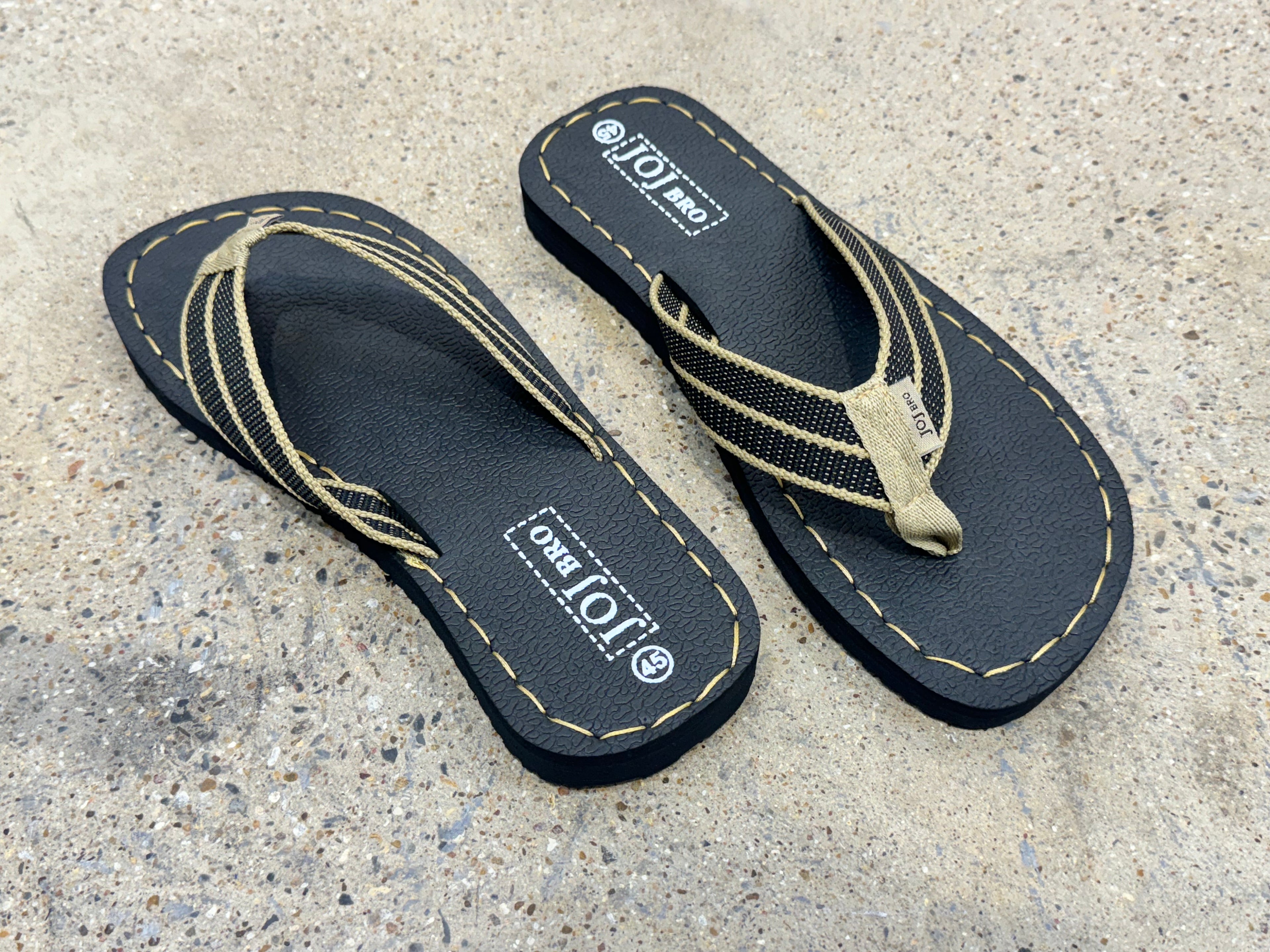 j201 Makly Striped Thong Sandal Flip Flop case of 30