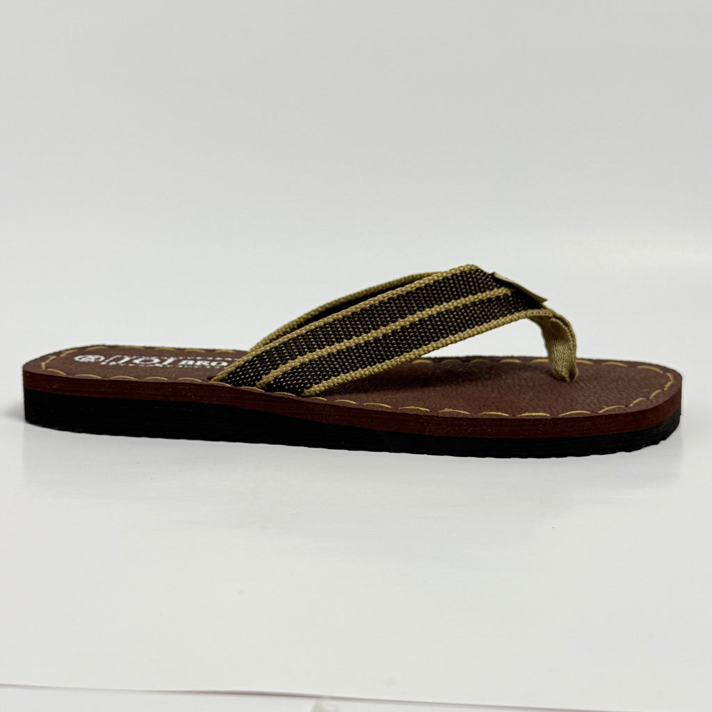 j201 Makly Striped Thong Sandal Flip Flop case of 30