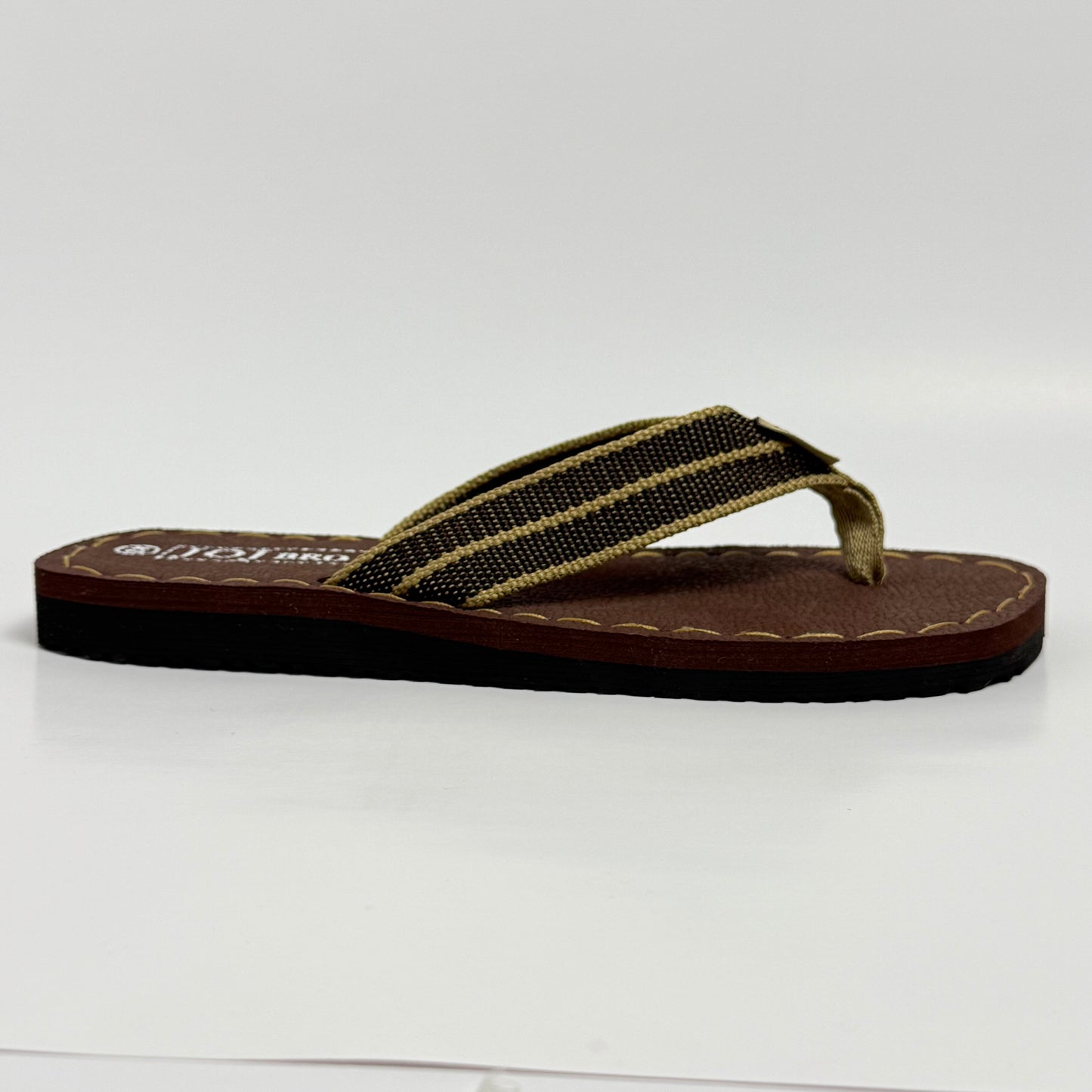 j201 Makly Striped Thong Sandal Flip Flop